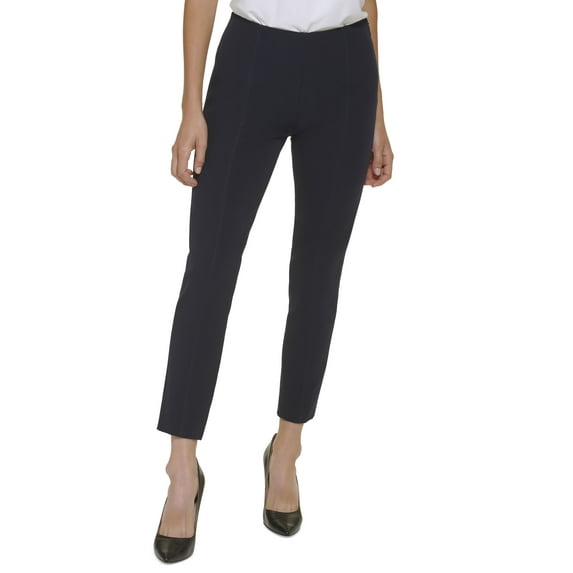 Women's Mid-Rise Side-Zip Flex Fit Pants Midnight 2