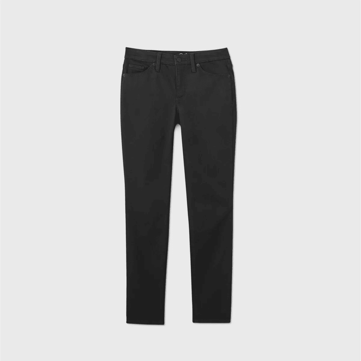 Women's MidRise Skinny Ankle Jeans Universal Thread Black Size 4
