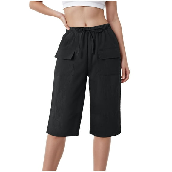 Women's Mid-Rise Slim-Fit 10" Inseam Bermuda Khaki Short