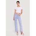 thumbnail image 1 of Women's Mid Rise Straight Leg Bow Print Jeans, 1 of 5