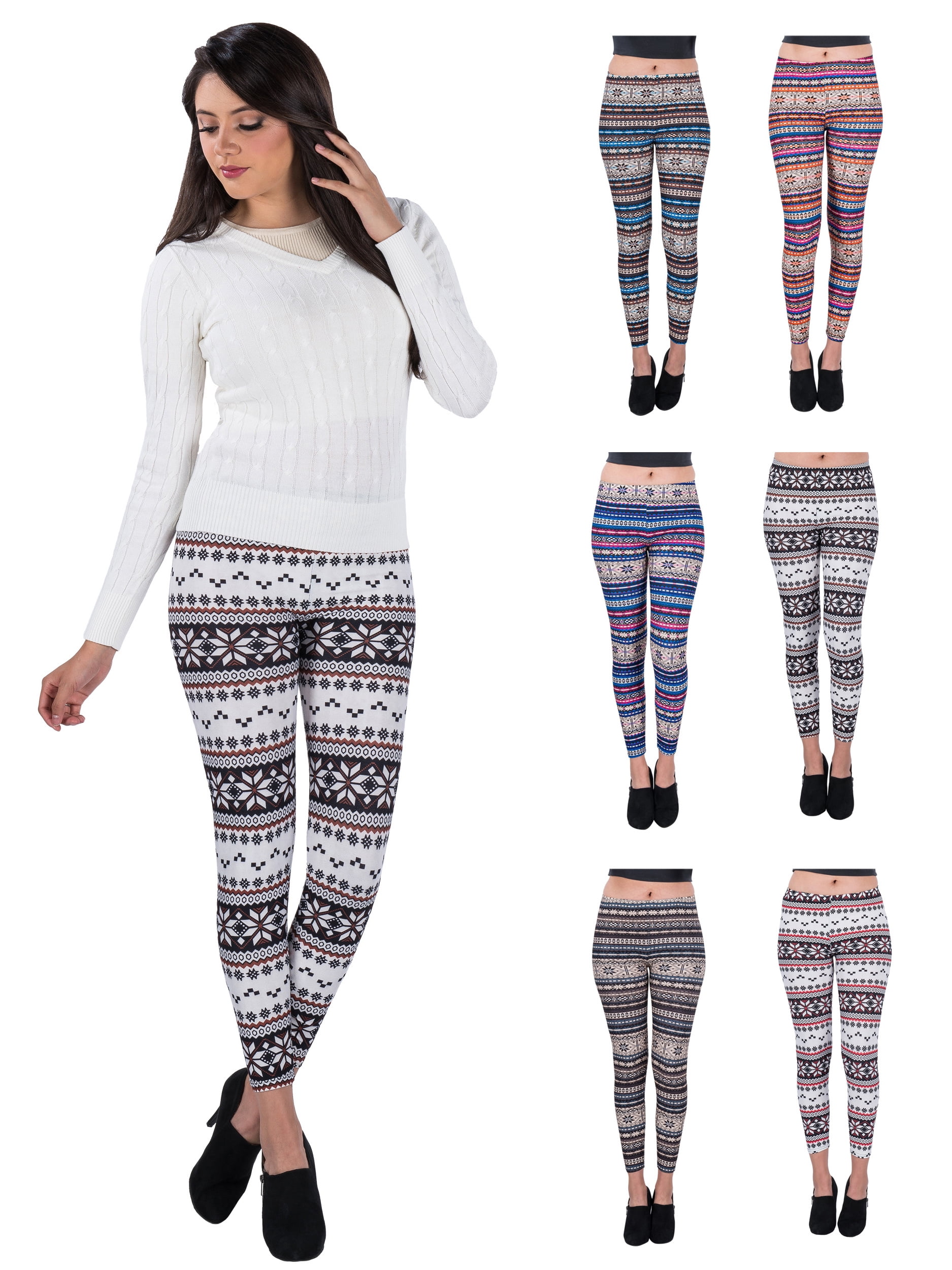 Women's Mid-Waist Full Length Stretchy Active Leggings For Workouts and Yoga