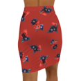 thumbnail image 1 of Women's Mid-Waist Pencil Skirt (AOP), 1 of 4