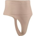thumbnail image 1 of Women's Mid-Waist Seamless Tummy Control Thong Shapewear Panties Girdle Underwear, 1 of 6