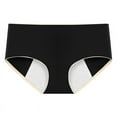 thumbnail image 1 of Women's Mid Waist Underwear Non File, Large Size, Pure Leakproof, Organic Absorbent Lined Panties, 1 of 2
