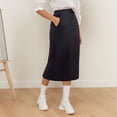 thumbnail image 1 of Women's Midi Skirt Drawstring High Waist Sweat Skirts With Pockets plus Size Tennis Skirt Satin Mini Skirt Denim Mini Skirt Split Skirt Skirts for Party Too Too Skirt for Women Yoga Skirt Girls Sequin, 1 of 3