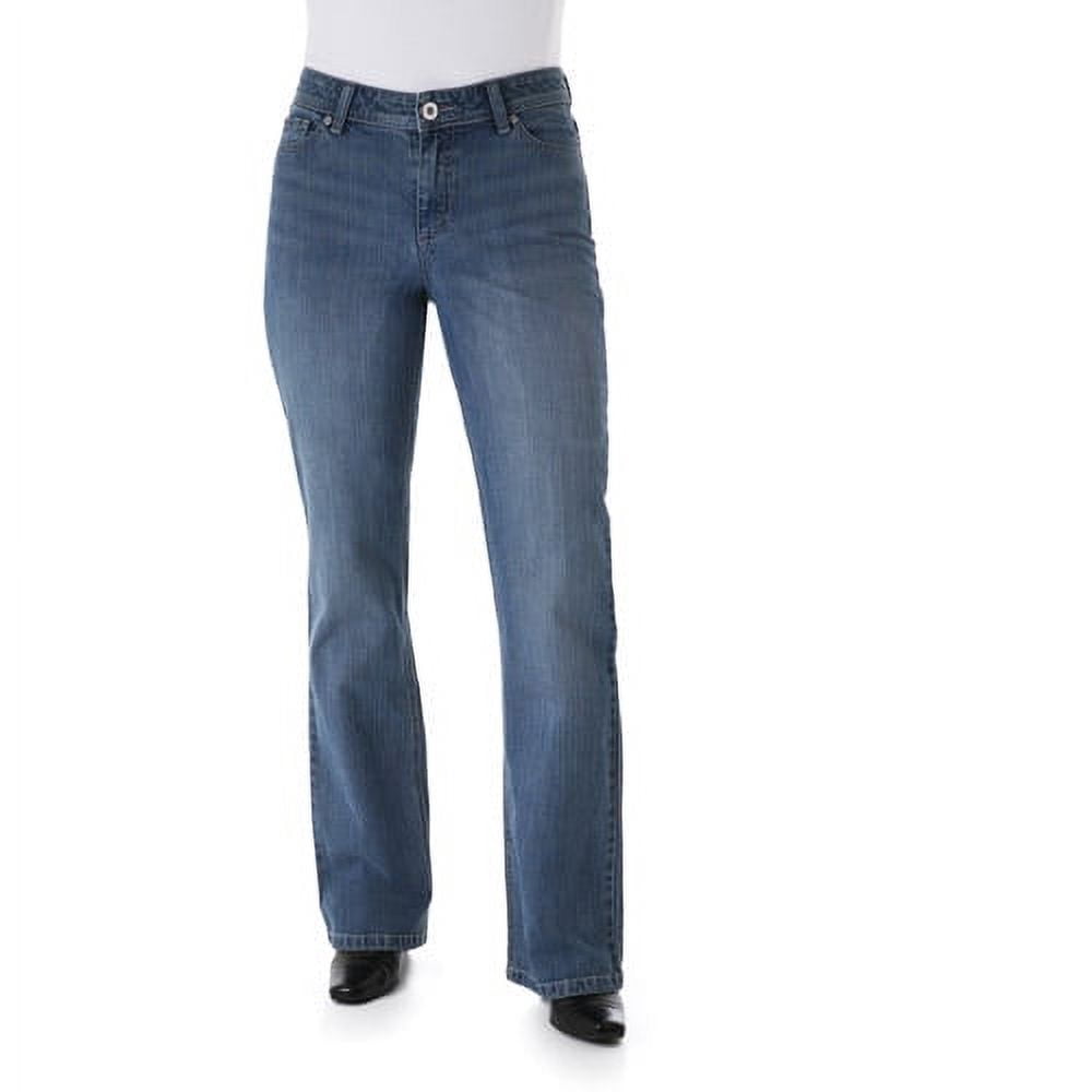 Women's Midrise Flap Pocket Bootcut Jeans