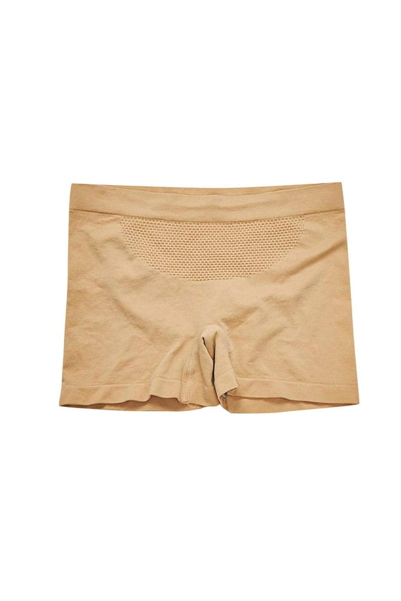 Women's Midwaist Boxer Briefs Lifting Body Safety Underpants Underwear