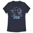 thumbnail image 1 of Women's Minecraft Fear the Wither  Graphic Tee Navy Blue X Large, 1 of 4