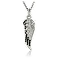 thumbnail image 1 of Women's Mini Angel Wing Necklace accented with Swarovski Crystals-Psalm 91:11 by Shields of Strength, 1 of 4