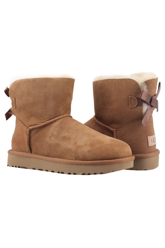 Women's UGG Mini Bailey Bow II Chestnut (1016501) - 11