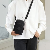 Women's Mini Crossbody Bag Nylon | Small Handbag Purse with Adjustable Strap, Lightweight Multi-Pocket Design, Water-Resistant, 6.7"x4.3"x3", Casual Travel Shoulder Bag