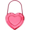 thumbnail image 1 of Women's Mini Heart Shaped Bag, Clear Acrylic Evening Clutch, Cute Heart Shaped Purse with Top Handle for Wedding Party, 1 of 7