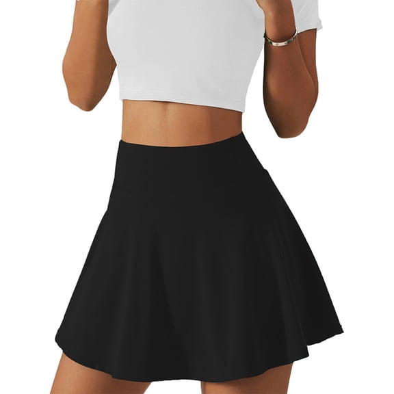 Women's Mini Tennis Skirt 2025 Athletic Workout Cute Golf Skorts with Pockets Trendy Summer Beach Vacation Clothes