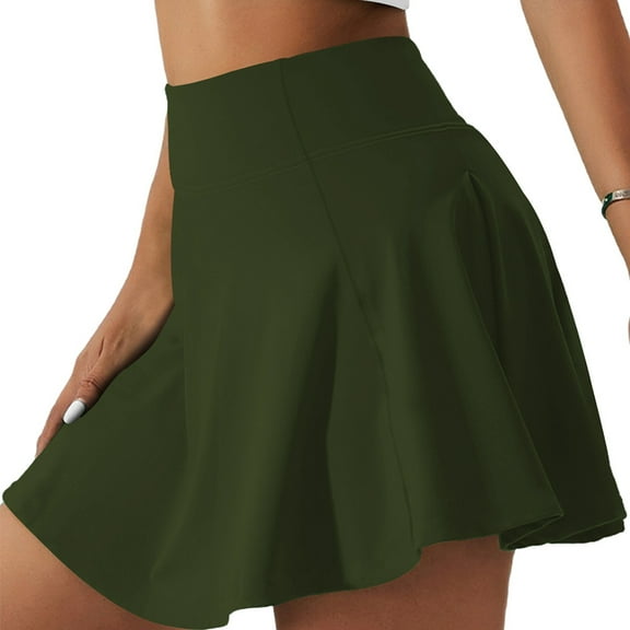 Women's Mini Tennis Skirt 2025 Athletic Workout Cute Golf Skorts with Pockets Trendy Summer Beach Vacation Clothes