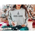 thumbnail image 1 of Women's Minimalist Christmas Tree Sweatshirt, Rockin Around the Christmas Tree Sweater, 1 of 8