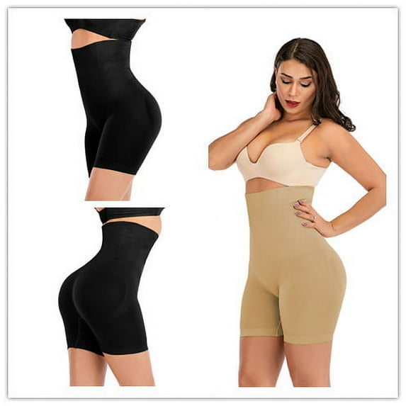 Women's Minimizing Hi-Waist Butt Lifter Waist Trainer Body Seamless Shaping Leggings Workout Running Tummy Control Yoga Pants Plus Size