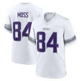 thumbnail image 1 of Women's Minnesota Moss 84 White Alternate Stitched T-Shirts Sports Player Game Top, Large, 1 of 1