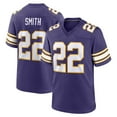 thumbnail image 1 of Women's Minnesota Smith 22 Purple Alternate Stitched T-Shirts Sports Player Game Top, X-Large, 1 of 1