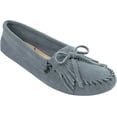 thumbnail image 1 of Women's Minnetonka Kilty Suede Moc Softsole Storm Blue Suede 9.5 M, 1 of 6