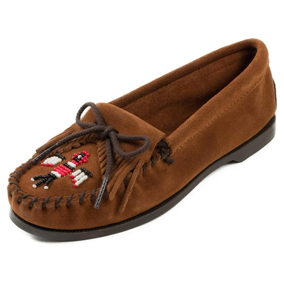 Minnetonka Women's Thunderbird Moccasin,Brown,8.5 M US