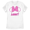 thumbnail image 1 of Women's Minnie Mouse Aunt Ears Leopard Graphic T-Shirt, 1 of 4