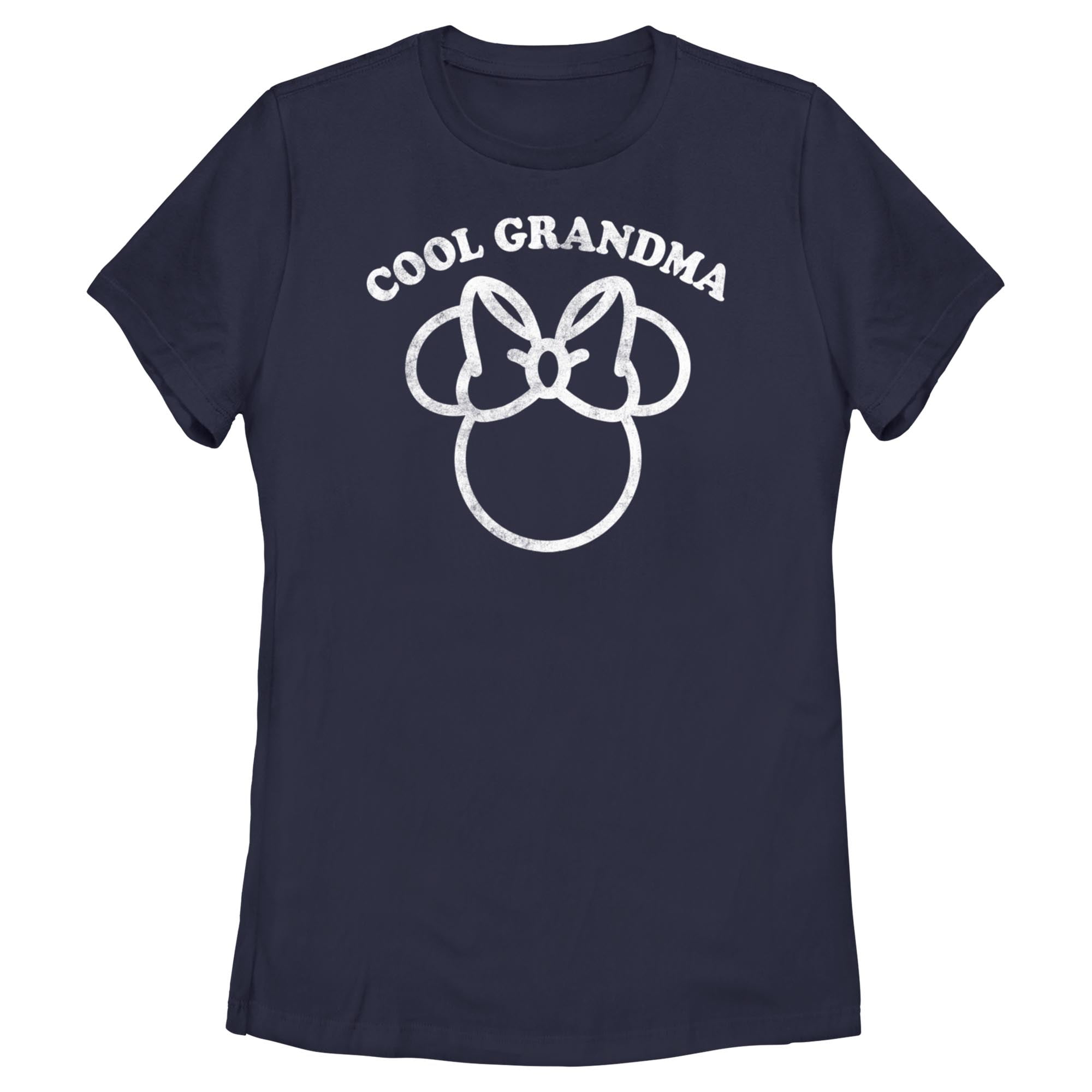 Women's Minnie Mouse Distressed Cool Grandma Graphic T-Shirt