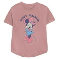 thumbnail image 1 of Women's Minnie Mouse Howdy Stranger Graphic Tee Mauve Medium, 1 of 3