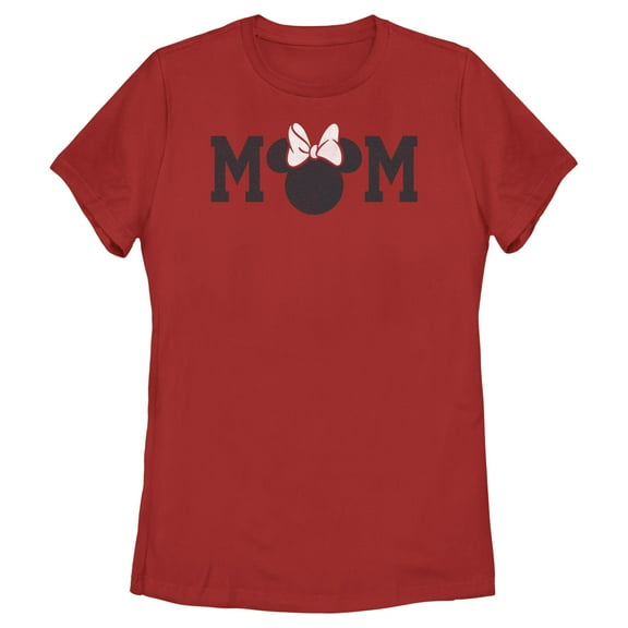 Women's Minnie Mouse Mom Bow  Graphic T-Shirt