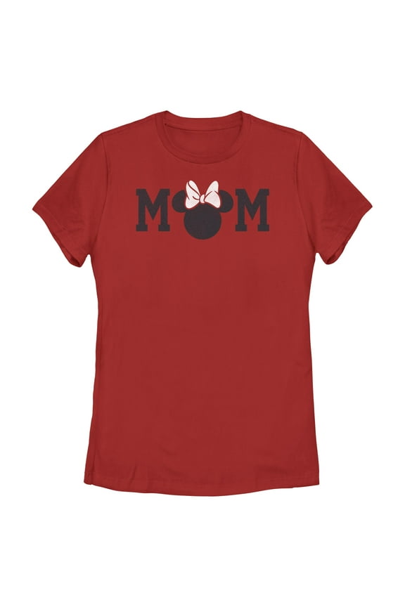 Women's Minnie Mouse Mom Bow Graphic T-Shirt