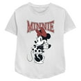 thumbnail image 1 of Women's Minnie Mouse Retro Minnie Graphic Tee White X Small, 1 of 3