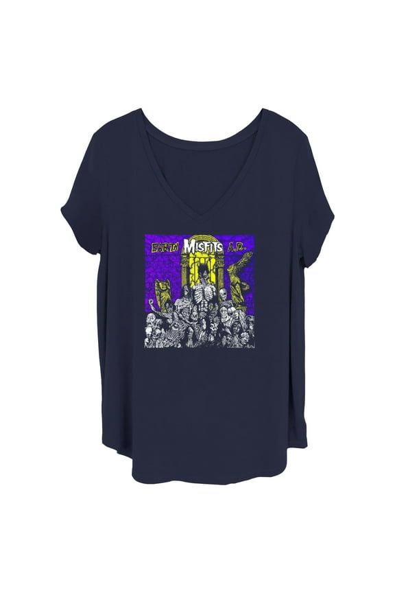 Women's Misfits Earth A.D. Graphic T-Shirt