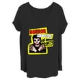 thumbnail image 1 of Women's Misfits Horror Business Graphic Crop T-Shirt, 1 of 4