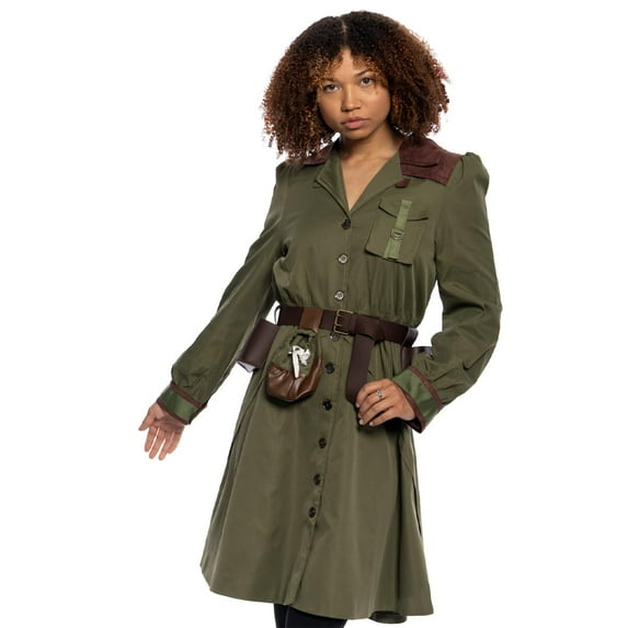 Women's Miss Trunchbull Dress Coat Jacket and Belt Halloween Costume Cosplay