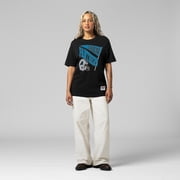 Womens Mitchell & Ness Black Carolina Panthers Team Dynamic Boyfriend T-Shirt