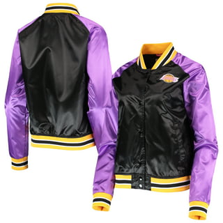 Women's Antigua Black Los Angeles Lakers Victory Full-Zip Jacket Size: Medium