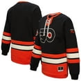 thumbnail image 1 of Women's Mitchell & Ness Black Philadelphia Flyers Heritage Lace-Up Pullover Sweatshirt, 1 of 7