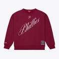 thumbnail image 1 of Women's Mitchell & Ness  Burgundy Philadelphia Phillies Script Sweatshirt, 1 of 5