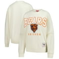 thumbnail image 1 of Women's Mitchell & Ness Cream Chicago Bears Fandom Fleece Pullover Sweatshirt, 1 of 3