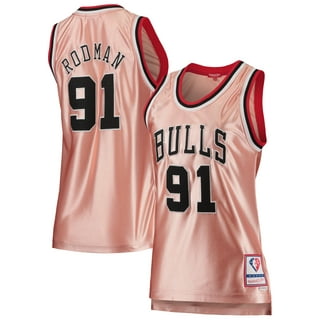 Dennis Rodman Chicago Bulls Autographed Fanatics Authentic White Mitchell &  Ness 1997-1998 Swingman Jersey