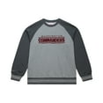thumbnail image 1 of Women's Mitchell & Ness Heather Gray Washington Commanders  Legacy Collection Raglan Fleece Sweatshirt, 1 of 4