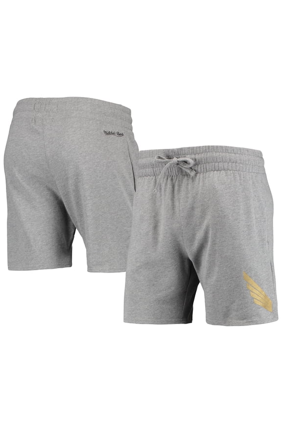 Women's Mitchell & Ness Heathered Gray LAFC Logo Shorts