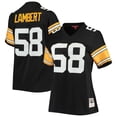 thumbnail image 1 of Women's Mitchell & Ness Jack Lambert Black Pittsburgh Steelers Legacy Replica Player Jersey, 1 of 3