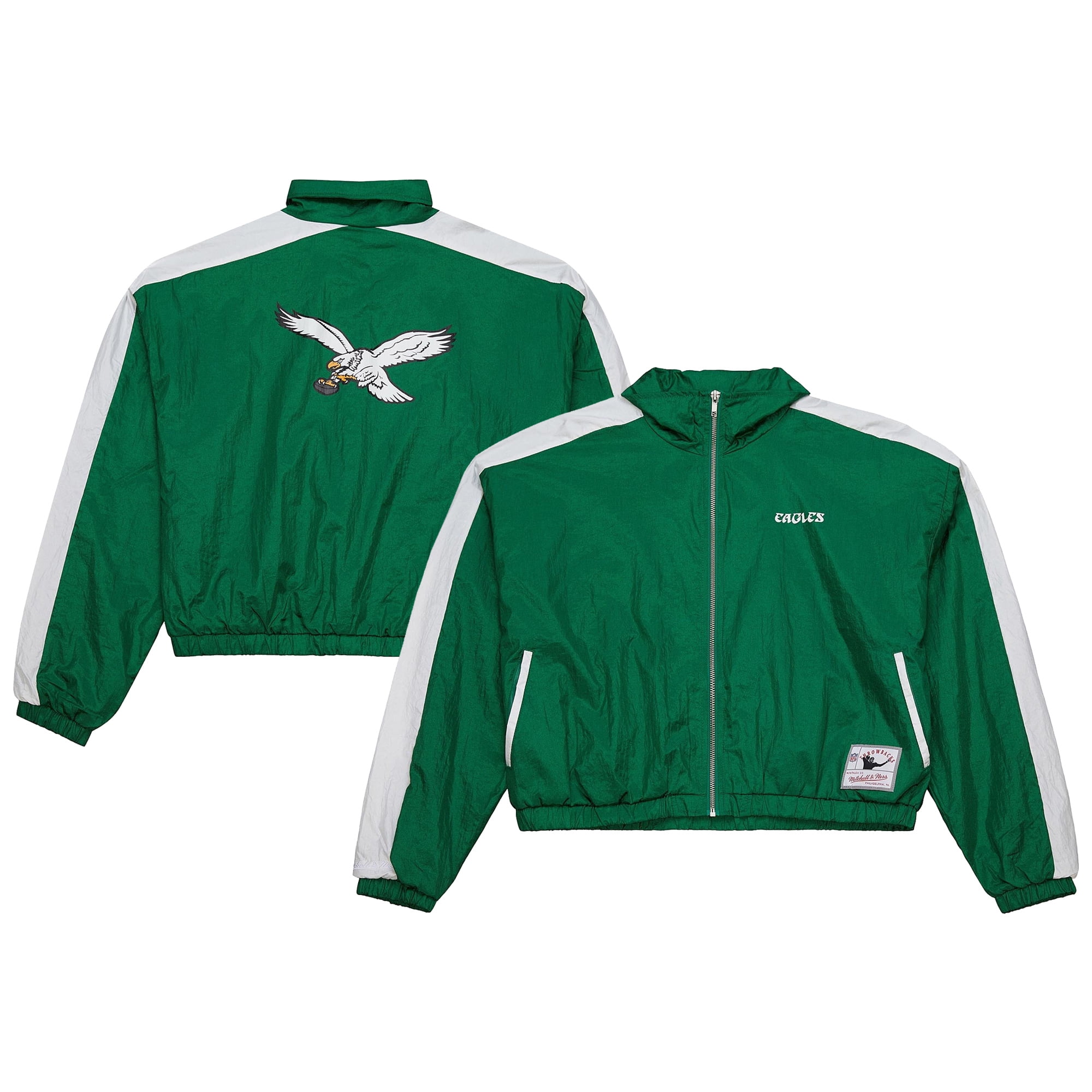 NFL EAGLES フルジップジャケット 女性用 Zubaz NFL Women's Philadephia Eagles Elevated Full Zip Viper
