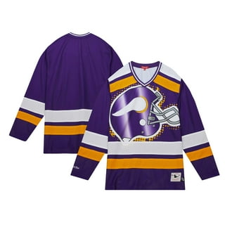 Men's Mitchell & Ness Randy Moss Black Minnesota Vikings Retired Player  Name & Number Mesh Top