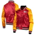 thumbnail image 1 of Women's Mitchell & Ness Red Kansas City Chiefs Team 2.0 Satin Raglan Full-Snap Jacket, 1 of 4