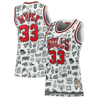 Men's Mitchell & Ness Scottie Pippen Red/Black Chicago Bulls