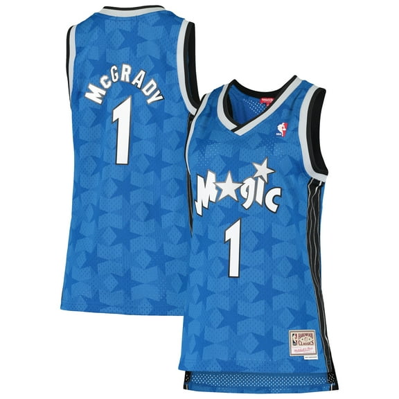 Women's Mitchell & Ness Tracy McGrady Blue Orlando Magic 2000/01 Hardwood Classics Swingman Jersey
