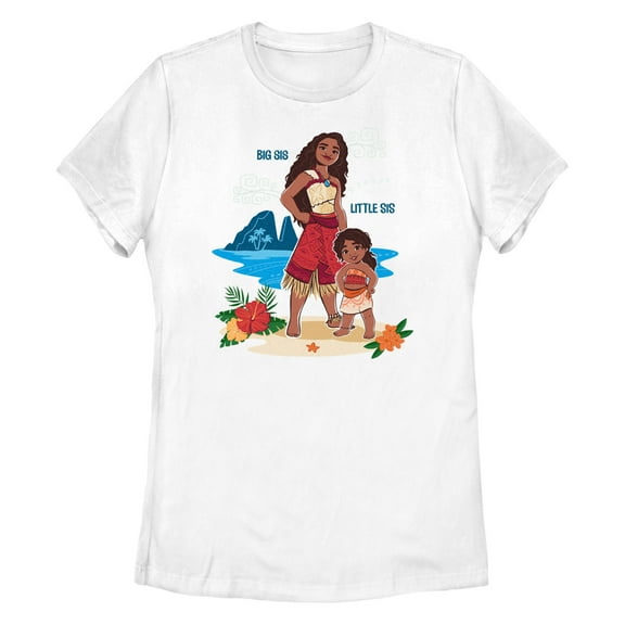 Women's Moana 2 Big Sis Little Sis Graphic T-Shirt
