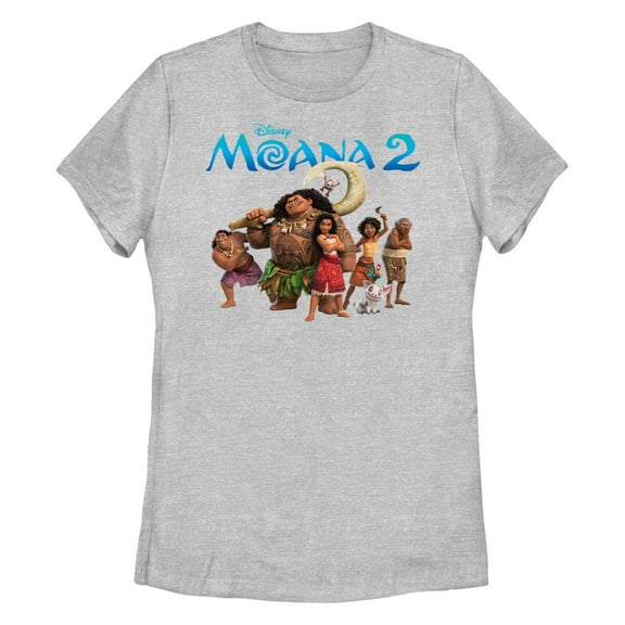 Women's Moana 2 Group Portrait  Graphic T-Shirt