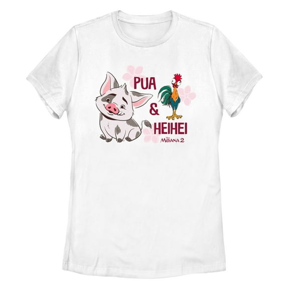 Women's Moana 2 Pua & Heihei Graphic T-Shirt